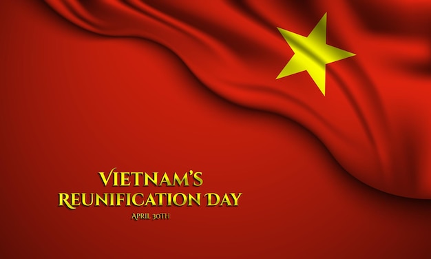 Vector vietnam's reunification day background design vector illustration