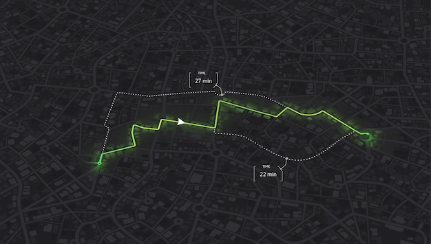 지도 위에서 봅니다. 자신의 집에 대한 GPS 탐색 도시의 상세 보기 추상적 배경