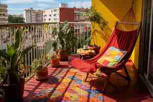 Vector view of the santa creu neighborhood in alicante andalusia spain