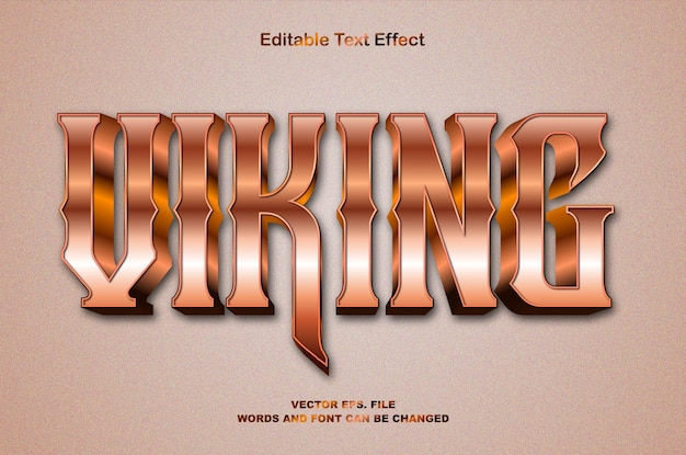 Viking 3d-teksteffecten