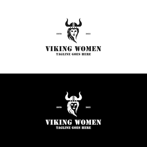 Viking dames valkyrie logo