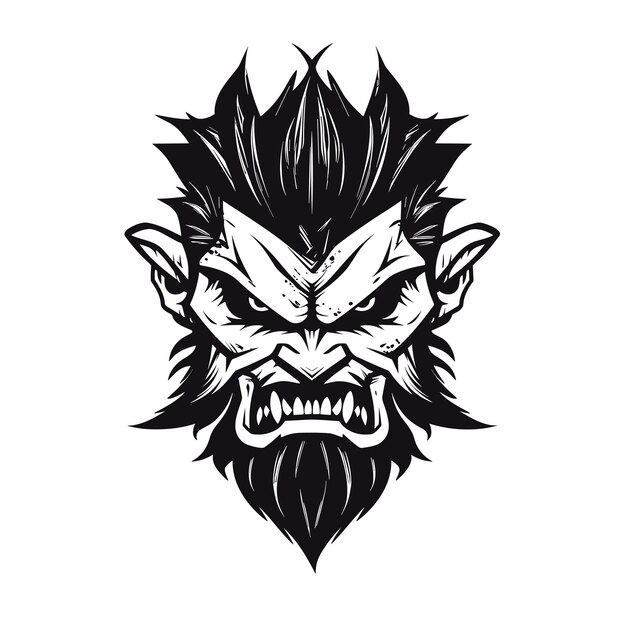 Viking head logo