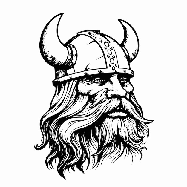Эскиз короля викингов