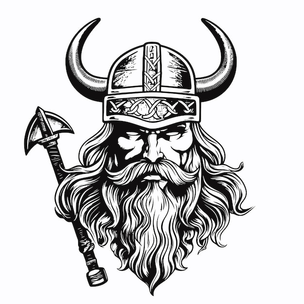 Viking King Sketch