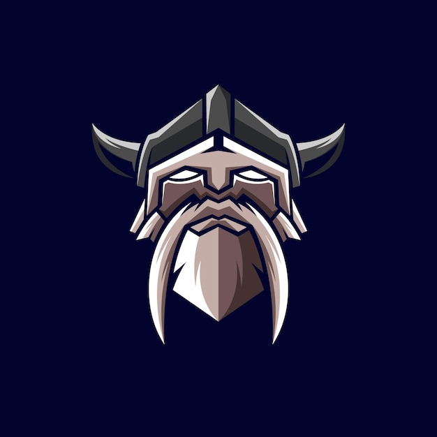 Vector viking logo design