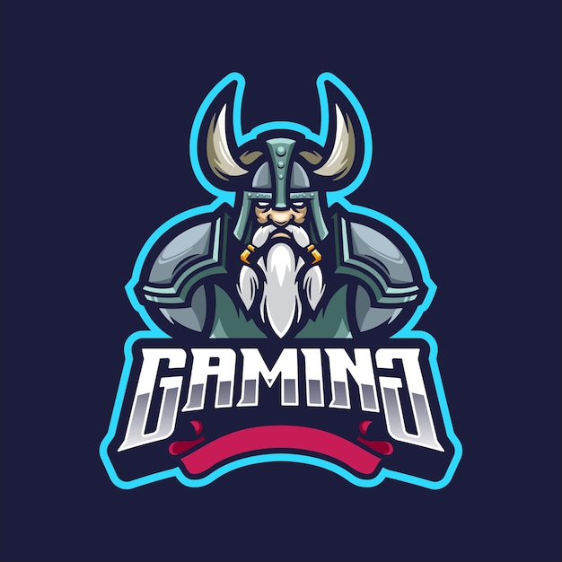 Vector viking logo mascot