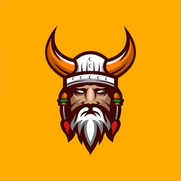 Viking logo ontwerp premium