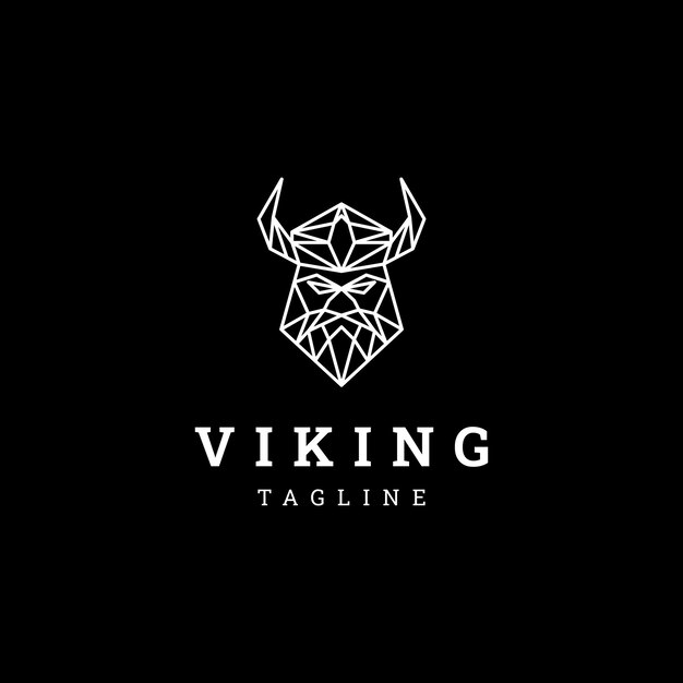 Viking logo ontwerp vector sjabloon