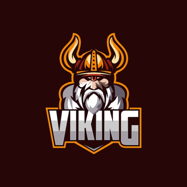 Шаблон логотипа viking