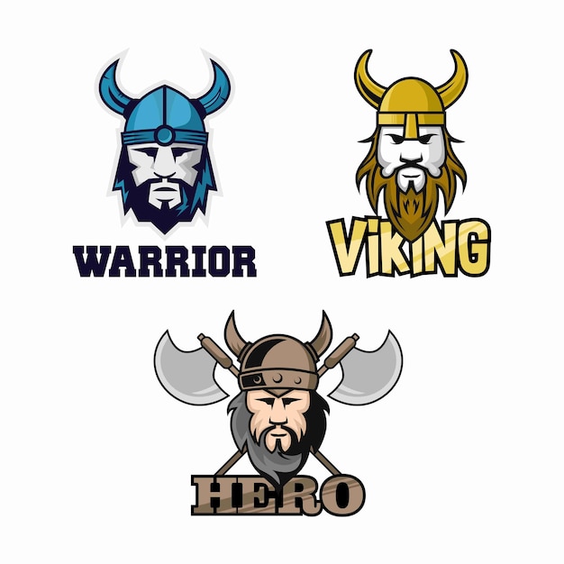 Vector viking-logosjabloon