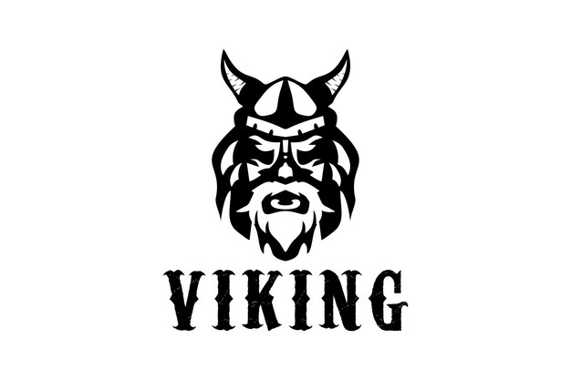 Vector viking scandinavisch logo-ontwerp