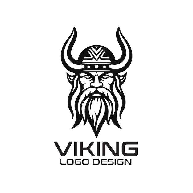 Vector viking vector logo design