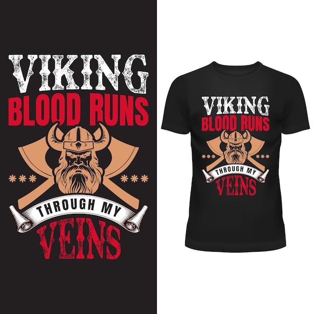 Vector viking vintage custom vector design for tshirt