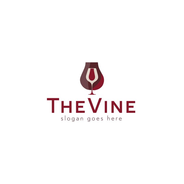 Vector vine vector logo design