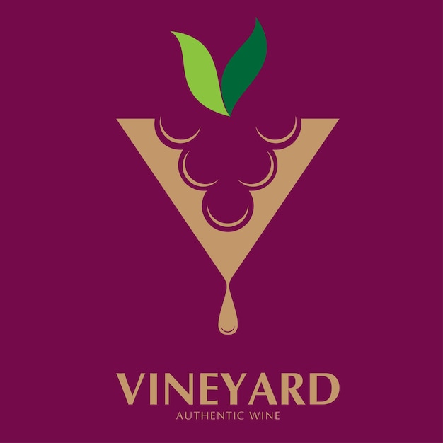 Vineyard logo a combination of letter V and letter Y concept