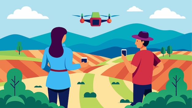 vineyard owners use drones to map out soil types and microclimates within their fields helping them