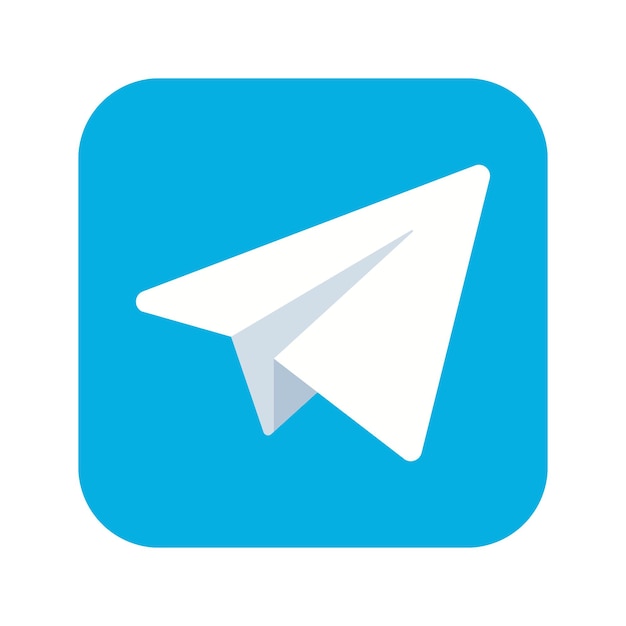 Vector vinnytsia ukraine april 27 2023 popular social media icon telegram vector design