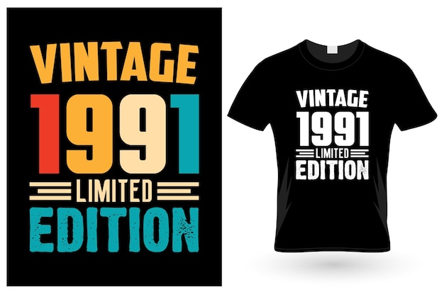 Vintage 1991 Limited Edition Tshirt