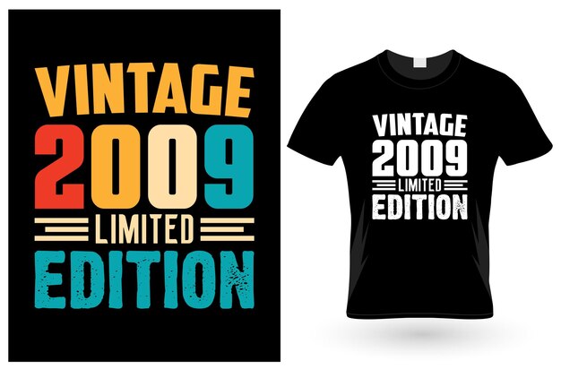 Vintage 2009 Limited Edition-t-shirt