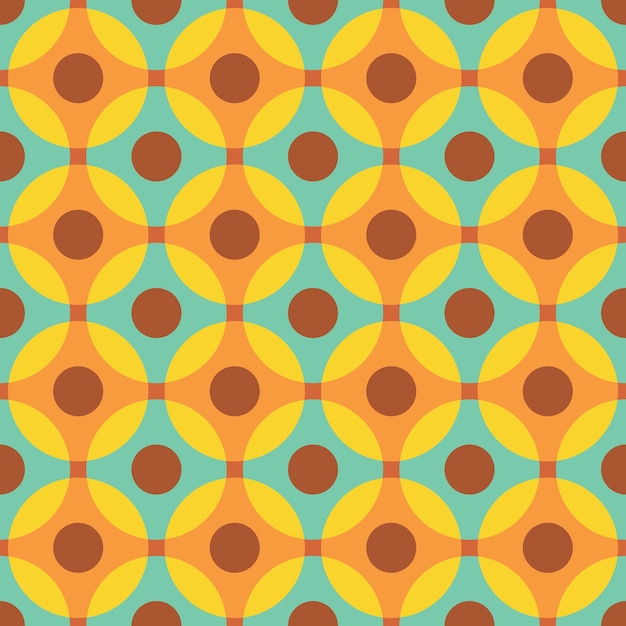 Vector vintage abstract seamless pattern