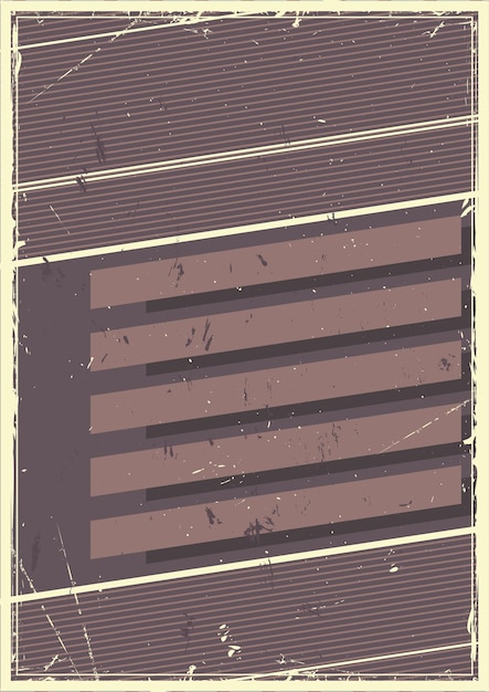 Vintage abstract vertical template
