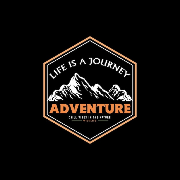 Vintage Adventure badges design