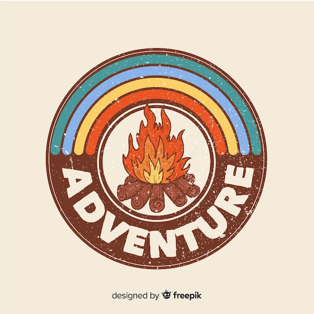 Vintage adventure logo