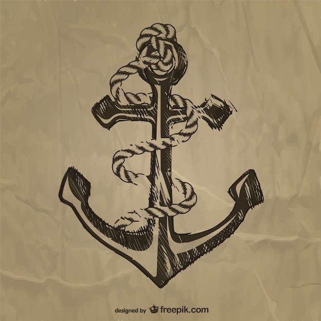 Vintage anchor