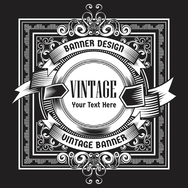 Vector vintage background design