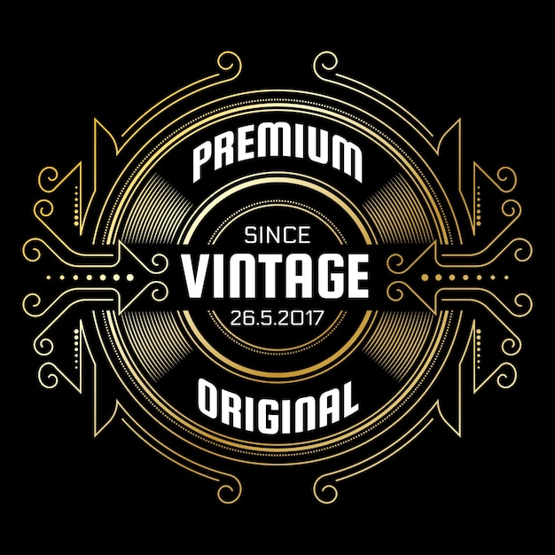 Vector vintage background design