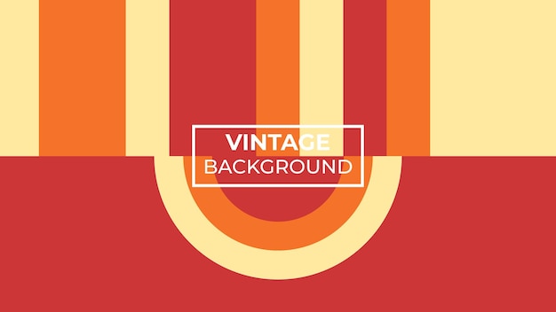 Vector vintage background in orange, dark yellow and red. eps 10. easy edit