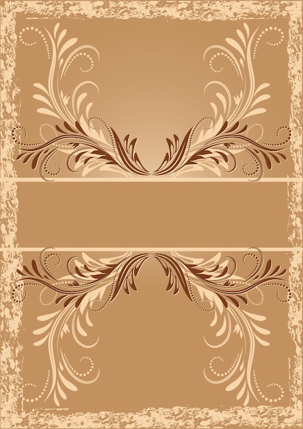 Vintage background with ornament