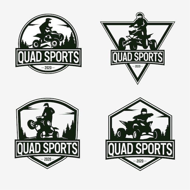 Vintage badge logo designs template vector