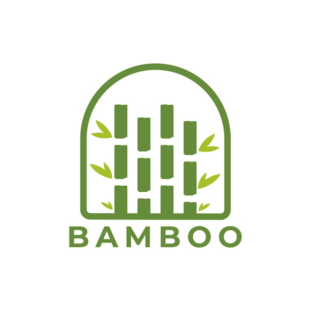 vintage bamboe-logo-ontwerp