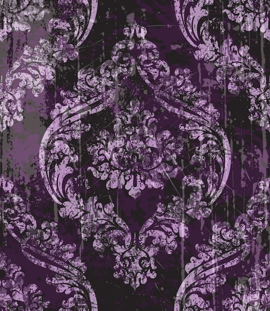 Vintage baroque ornamented background