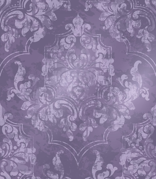 Vintage baroque ornamented background