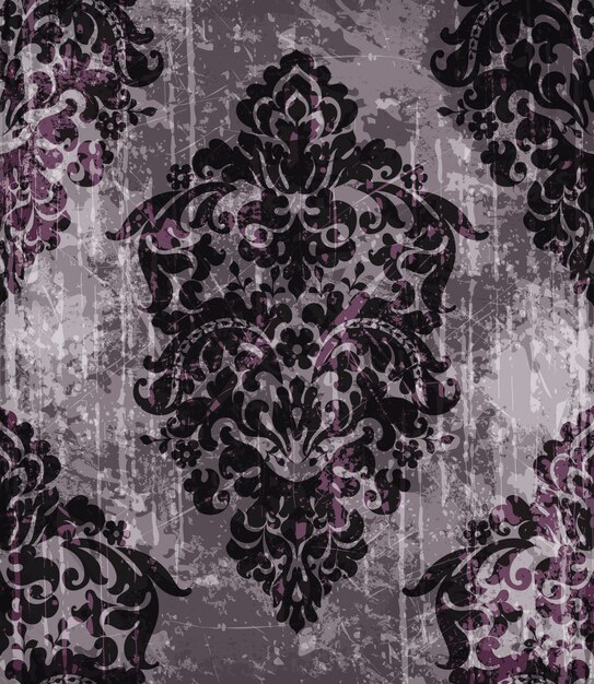 Vector vintage baroque pattern