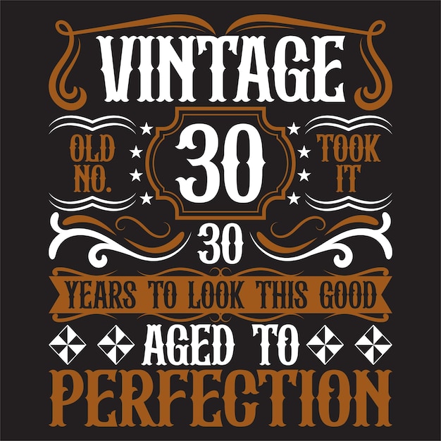 Vintage birthday  t shirt design with birthday elements or hand drawn birthday typography design