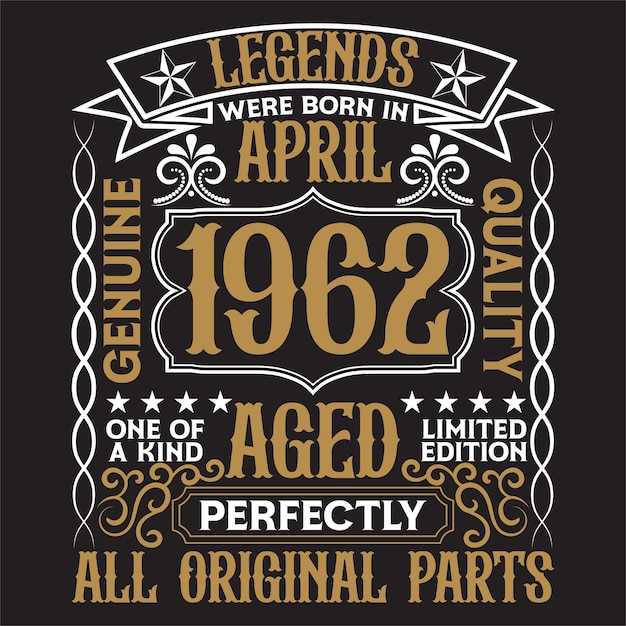 Vintage birthday  t shirt design with birthday elements or hand drawn birthday typography design