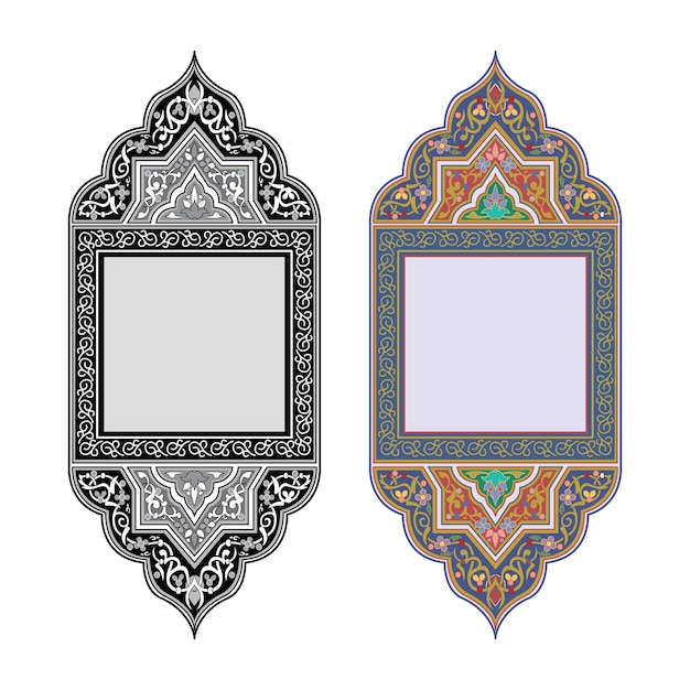 Vintage bloemen klassieke kalligrafische retro vignet scroll frames sier design elementen zwarte set geïsoleerde vector
