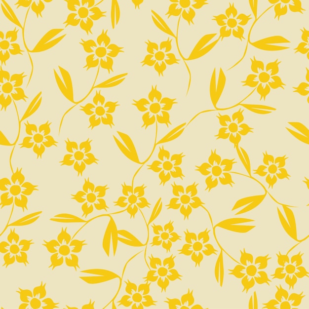Vintage bloemenpatroon Leuke bloemen voor ontwerp stof papier behang