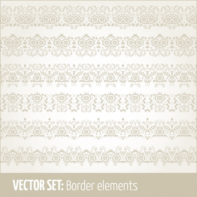 Vintage borders collection