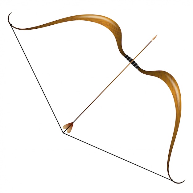 Vintage bow and arrow