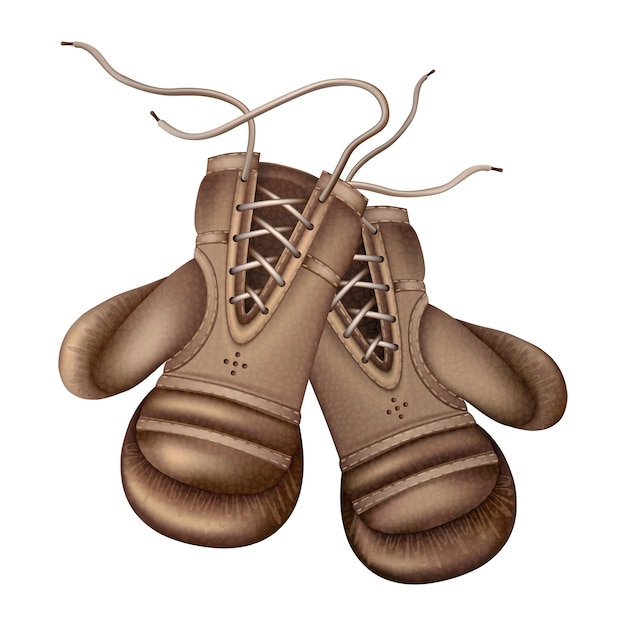 Vintage boxing gloves