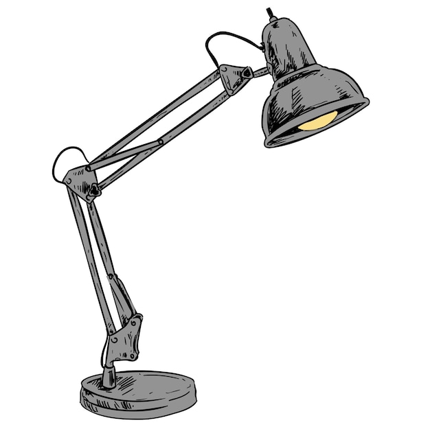 Vintage bureaulamp