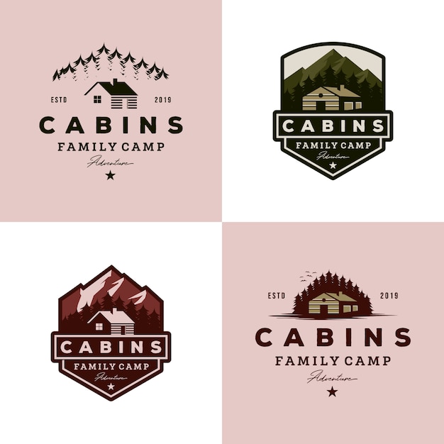 Vintage cabines logo collectie