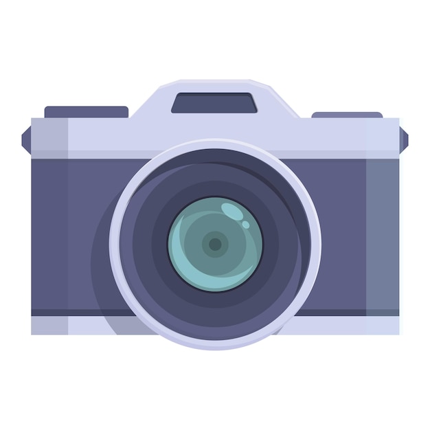 Vector vintage camera icon cartoon vector digital photo shutter image