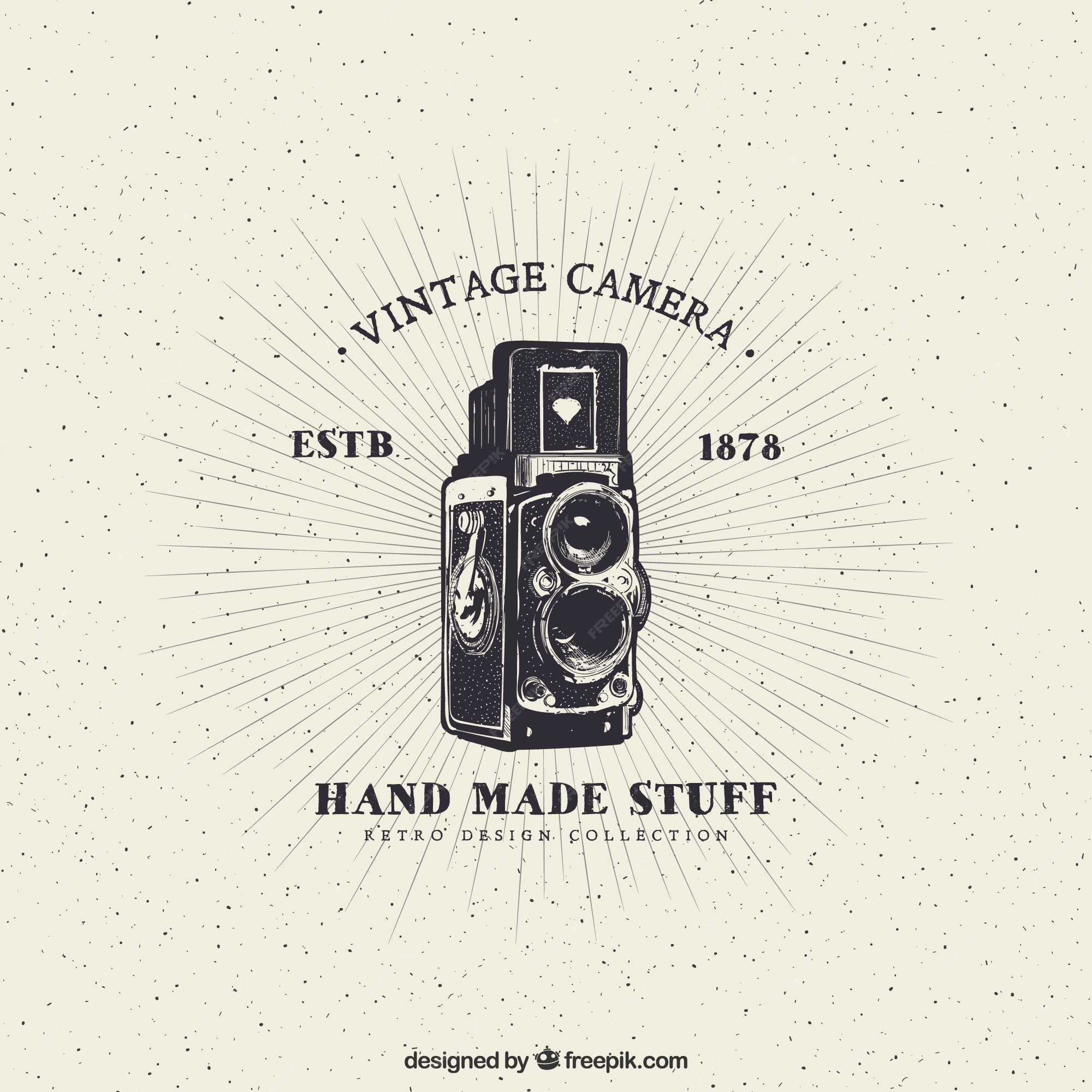 Premium Vector | Vintage camera