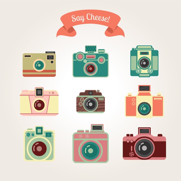 Vintage cameras collection