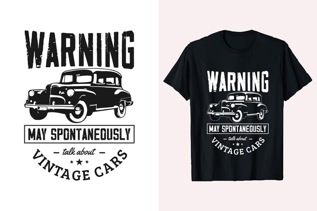 Vector vintage car vector tshirt design vintage vehicle classic car graphic